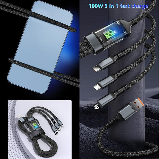 Fast Charging Cable 3-in-1