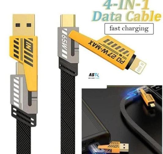 Fast Charging Data Cable 4-in-1